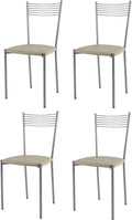 t m c s Tommychairs - Set 4 chaises Elegance pour Cuisine, Bar et Salle à Manger