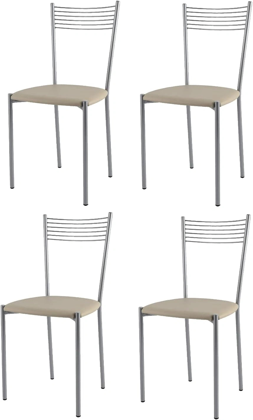t m c s Tommychairs - Set 4 chaises Elegance pour Cuisine, Bar et Salle à Manger