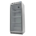 Maxima Réfrigérateur 600 L Inox avec Porte Vitrée - 4 Grilles Ajustables - Réfrigération Restauration - Professionnel