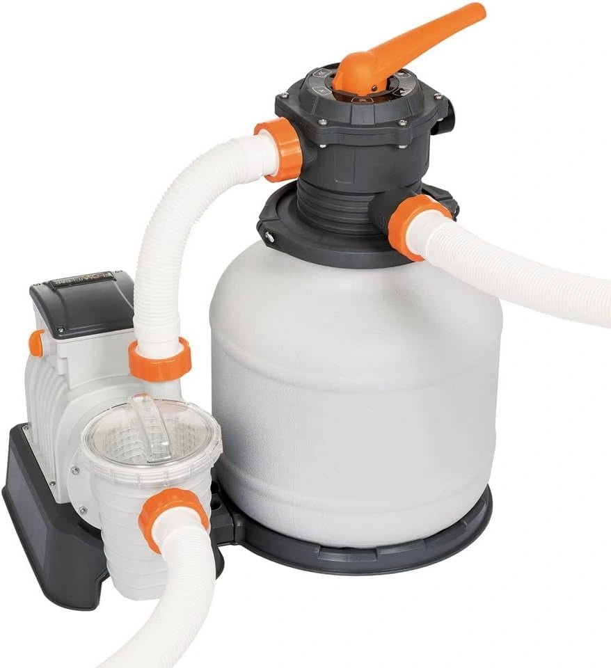 Bestway - Filtre à sable Flowclear - 7,571 m3/h - Pour Filtrer l'eau de piscine, pompe, 240 V