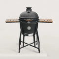 Kamado Forest-Grill XL 22' 22' = modèle familial (56 cm x 83 cm) Diamètre de la grille: 48 cm: 2 plateaux en bois rabattables