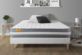 Matelas + sommier kit Blanc 180x200 Memo Plus Mémoire de Forme, Epaisseur: 24 cm, Confort: Ferme