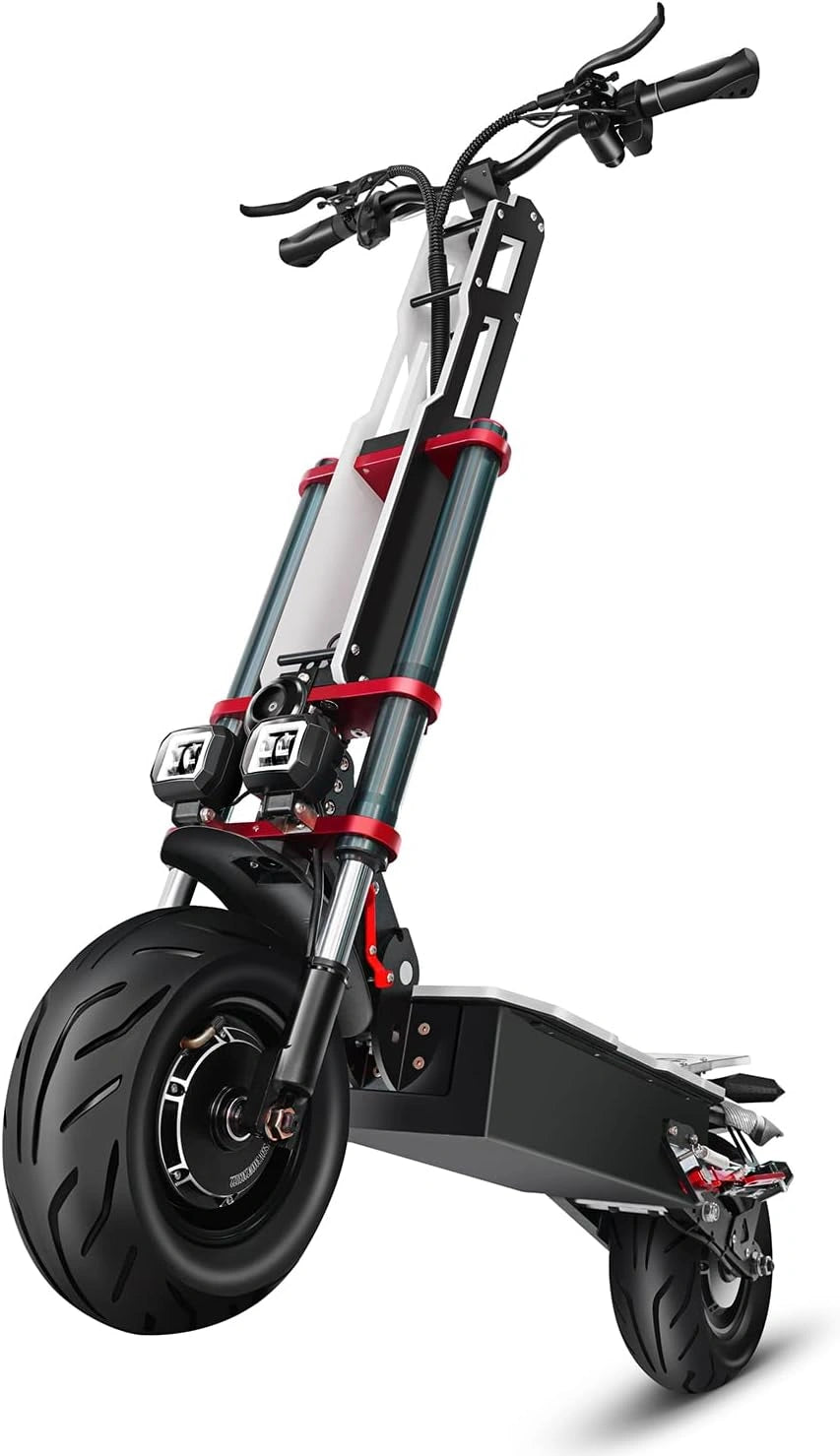 Scooter électrique Adulte Lohang, Batterie au Lithium 60 V 36 AH, autonomie de 100 km, pneus 12 Pouces, Charge maximale 250 kg., Double Moteurs