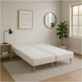 by sommiflex SOMMIER TAPISSIER Blanc 80x200x2 (160x200), Fabrication FRANÇAI, matelas