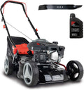 Scheppach Tondeuse à Gazon Thermique MP132-42 Lame + Huile INCL, Largeur de coupe 42 cm