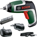 Bosch Visseuse compacte sans fil IXO (7e génération, 3,6 V, 2,0 Ah, 5,5 Nm, lot incl. des adaptateurs de renvoi d'angle et déporté