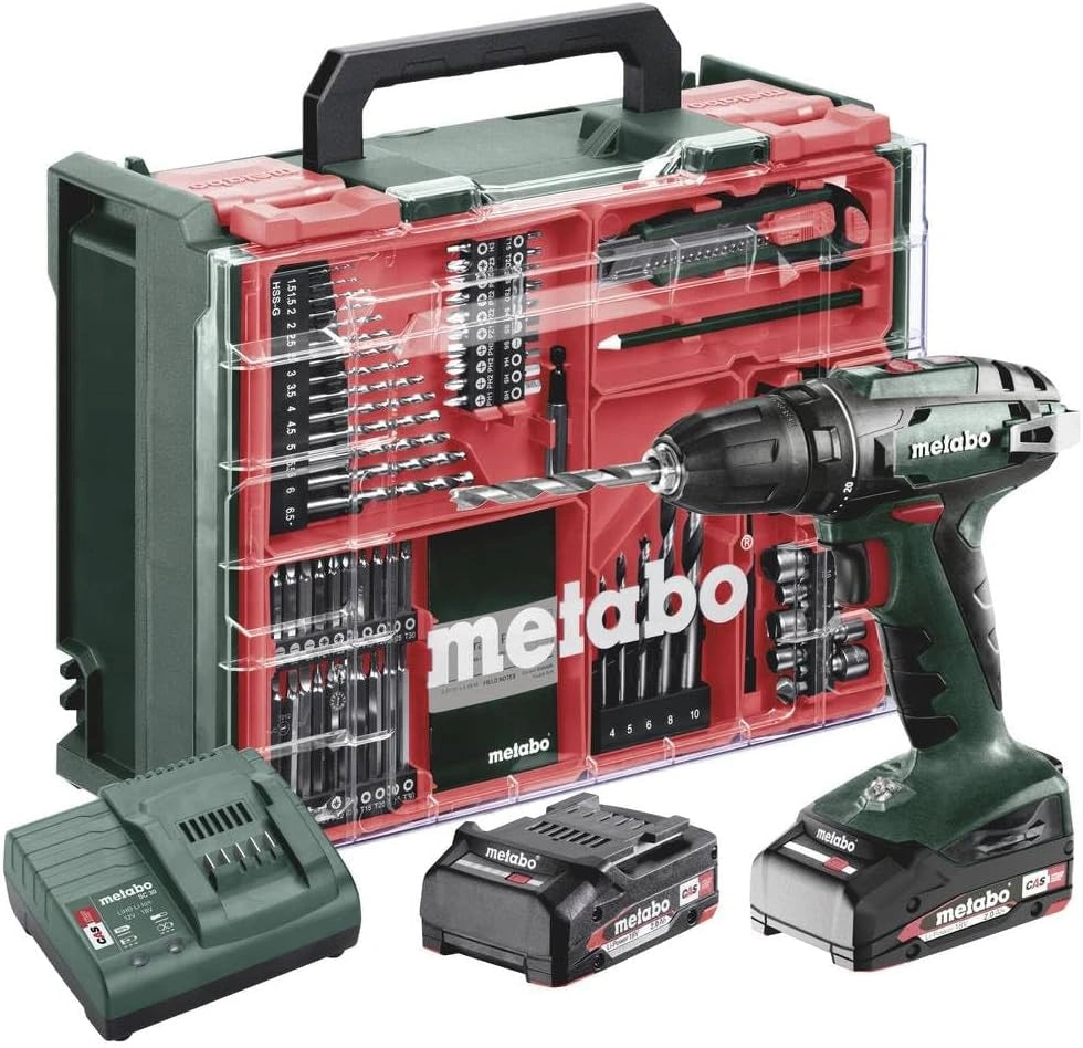 METABO 602207710 Perceuse (sans fil) avec chargeur avec batterie, 2 Ah