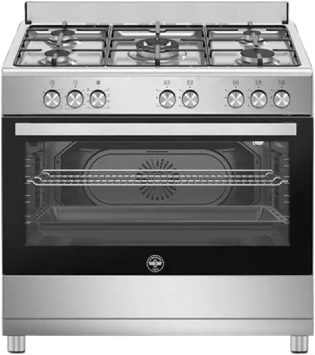 SE965EX24 Cuisinière à gaz avec four électrique 90 x 60 cm Inox Classe énergétique A