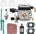 Kit Carburateur pour STIHL FS38 FS55 FS45 FS46 FC55 KM55 HS45 Débroussailleuse, Accessoire FS 38 Pièces de Rechange Carbu avec Joint, Filtre à Air