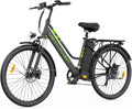 Vélo Électrique 26 Pouces Vélo Électrique Femme et Homme, 6 Vitesses, Moteur 250 W, 36 V 15 Ah/20 Ah Batterie Amovible, Smart Urban E-Bike