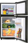 Appareil réfrigérant compact avec séparation compartiments froid et congélation, volume 60 litres, fluide R600 a, pieds ajustables