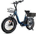 Vélo Électrique Pliable, Fat Bike Electrique 20 Pouces avec Batterie Lithium 48 V/24 Ah, E-Bike Urbain pour Adulte