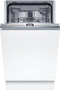 Bosch SPV4EMX17E Série 4 - Lave-vaisselle, 45 cm, Hygiène certifiée avec Eco50°C, supérieure avec Intensif 70°C et Machine Care., tout intégrable