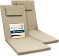 Beautissu Lot de 2 Coussin Bain de Soleil Matelas transat Chaise Longue