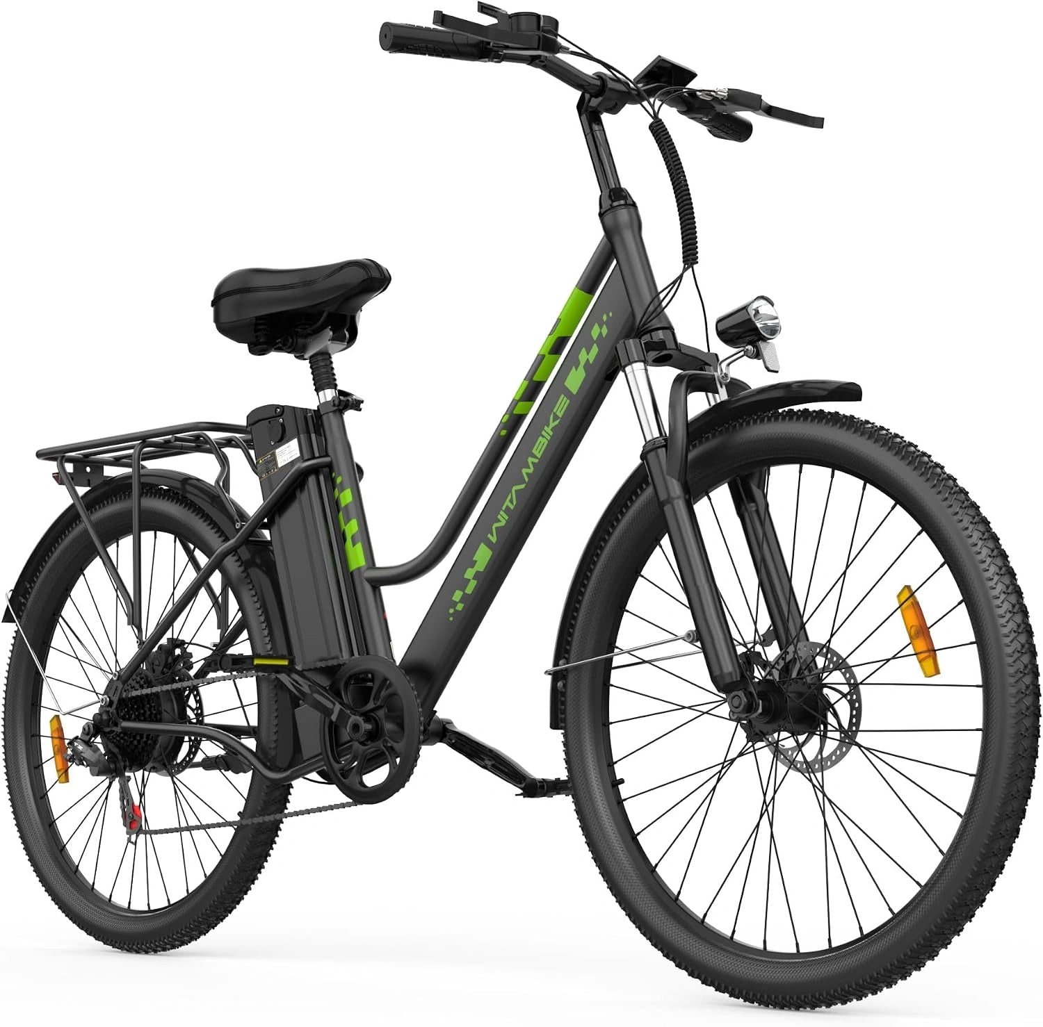 Vélo Électrique 26 Pouces Vélo Électrique Femme et Homme, 6 Vitesses, Moteur 250 W, 36 V 15 Ah/20 Ah Batterie Amovible, Smart Urban E-Bike