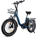 Vélo Électrique Pliable, Fat Bike Electrique 20 Pouces avec Batterie Lithium 48 V/24 Ah, E-Bike Urbain pour Adulte