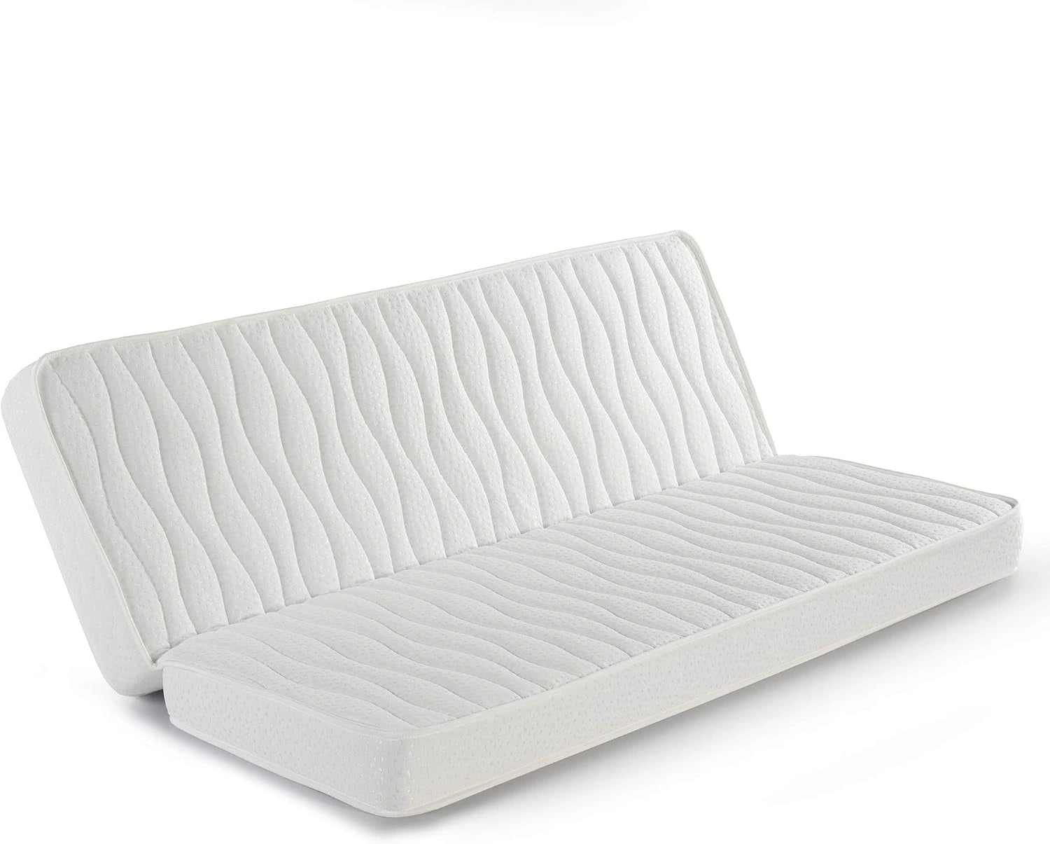 Matelas clic clac 140x200 pour canapé-lit, 13 cm de Hauteur, Tissus strecht avec Rivet de sécurité.