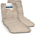 Beautissu Lot de 2 Coussin Bain de Soleil Chaise Longue Matelas Transat