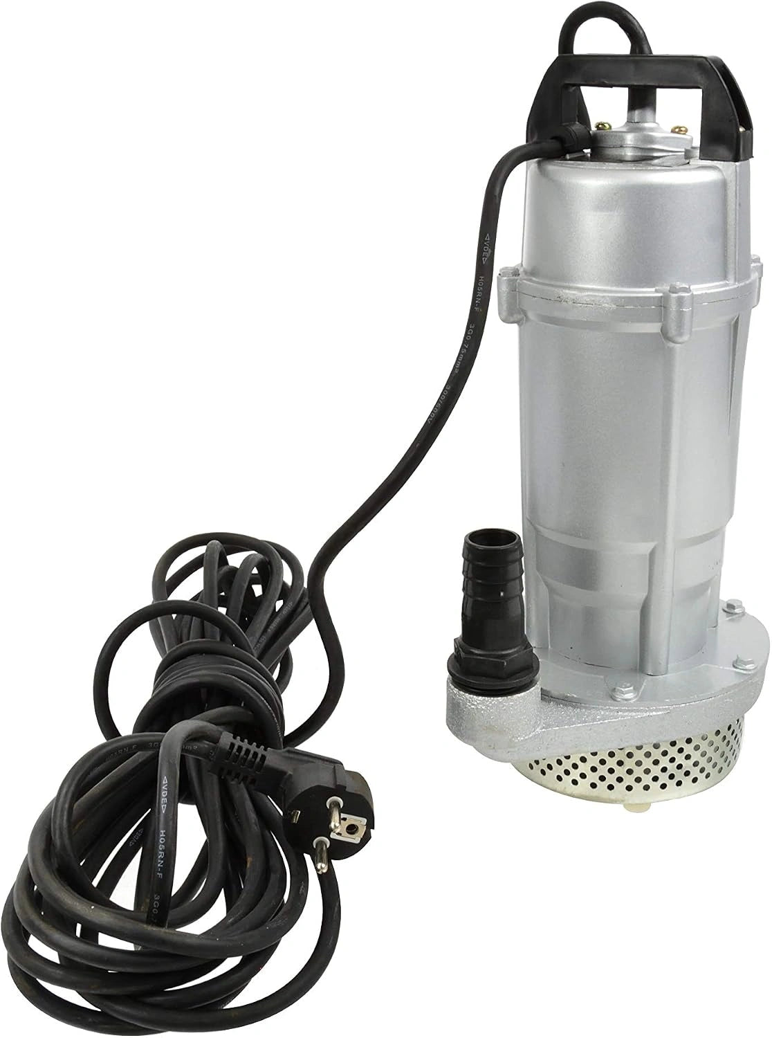 BSD Pompe d'évacuation pour Eaux Usées, 6000 L/h, 16 m Hauteur de Refoulement, Corps en Fonte - Pompe pour Eaux Chargées QDX 0,37-370 W