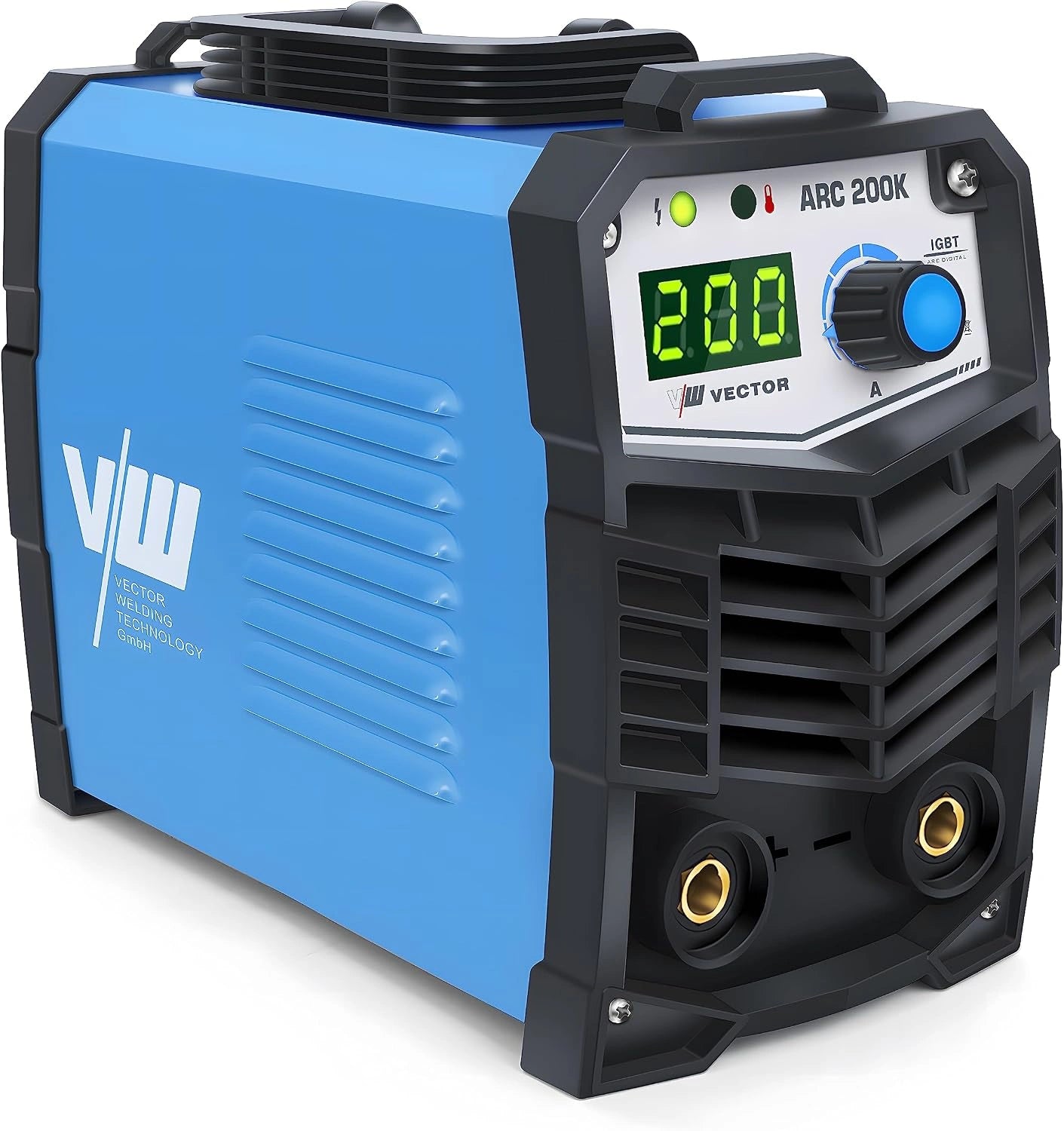 VECTOR WELDING Poste à Souder Inverter 200 A, Machine à Souder ARC MMA, Technologie IGBT, Hot Start, Arc Force, Anti-Stick, Soudage Acier et Fonte