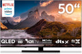 MEDION TV 50 Pouces (125,7 cm) QLED Television (Smart TV, 4K, MD 850700), Dolby Vision HDR, Prime Video, Dolby Atmos, DTS X, Compatible avec Google TV